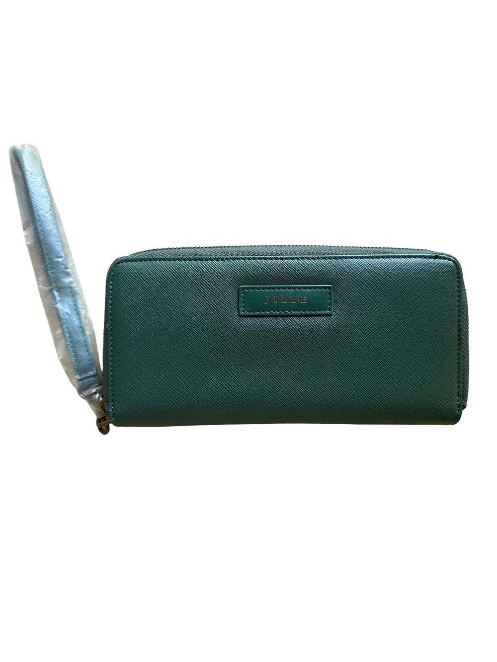 Green Saffiano Smart Tech Wristlet Wallet